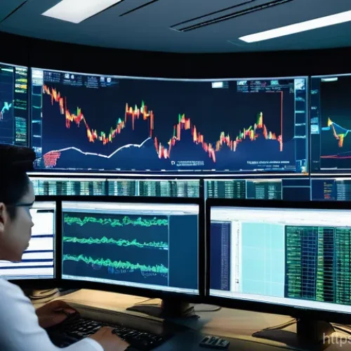 재무위험관리사의 실무 문제 해결 사례 - **Prompt:** A diverse group of financial risk managers, both male and female and of various ethnicit...